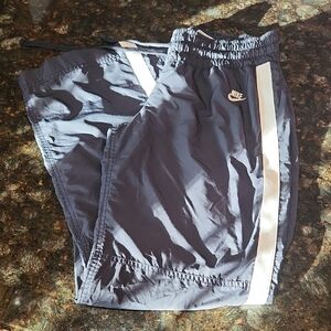 Nike Navy Pants with White Stripe Women's Size Medium